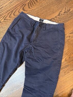 J. Crew Navy Straight-Fit Chino Pants